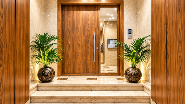 Appartement A22 · Entrée de la résidence