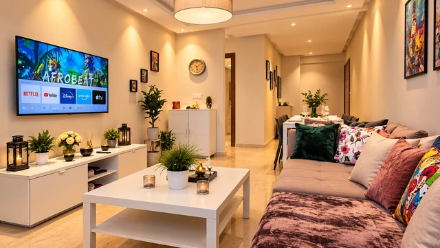 Appartement A47 · Deuxième vue du salon